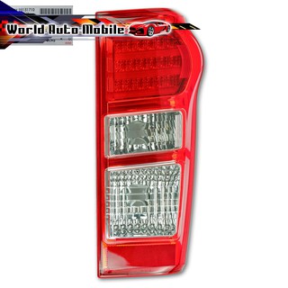 ไฟท้าย + Led ขวา แท้ สี Red D-Max Isuzu 2, 4 ประตู ปี2012 - 2014