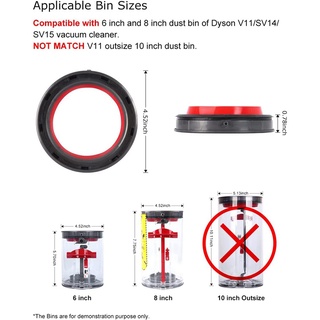 อะไหล่แหวนซีล สําหรับเครื่องดูดฝุ่น Dyson V11 SV14 SV15