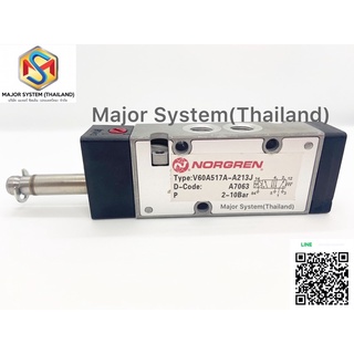 IMI NORGREN V60A517A-A213J Solenoid Valve 5/2 port 1/8” โซลินอยล์วาล์วลม