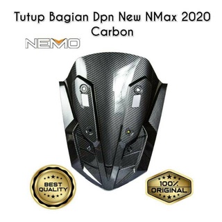 อะไหล่ฝาครอบคาร์บอน Nmax 2020 โล่ด้านหน้า / ด้านหน้า