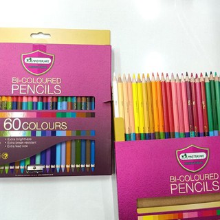 ดินสอสีไม้ มาสเตอร์อาร์ต 60 สี 2 หัว