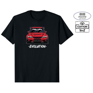 เสื้อยืด RACING เสื้อซิ่ง CAR [COTTON 100%] [MITSU EVOLUTION [2]]