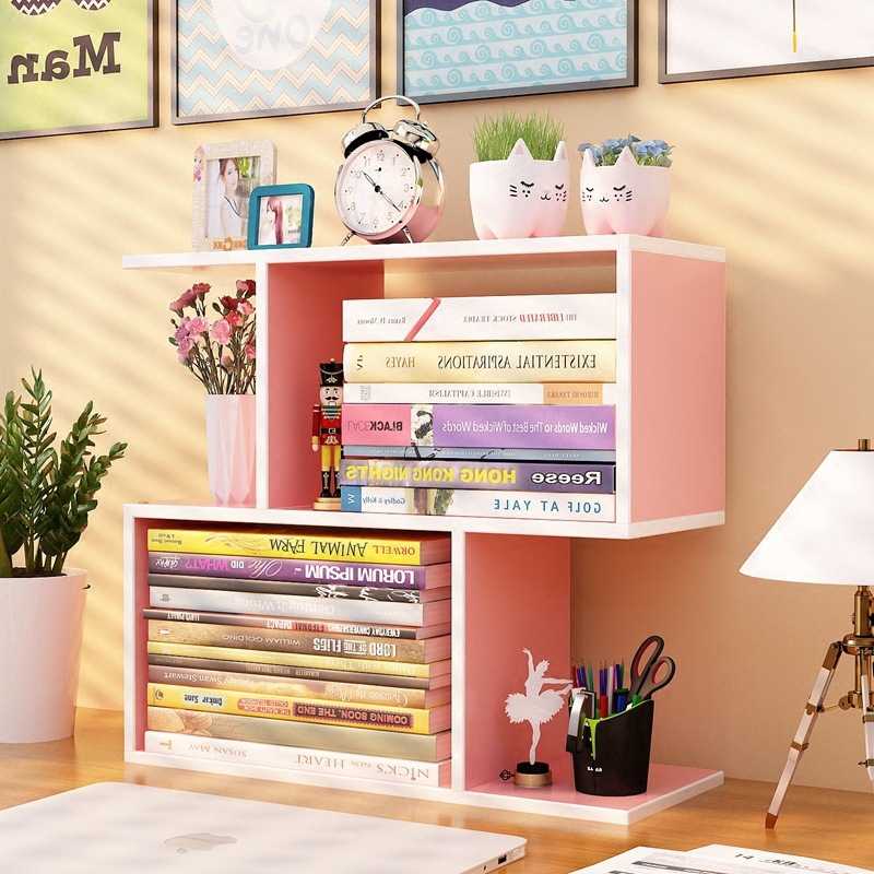 Creative Simple Student with Space Office Book Desktop Rack Simple ...