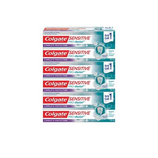 Colgate ยาสีฟัน คอลเกต เซนซิทีฟโปรรีลีฟ คอมพลีทโปรเทคชั่น110 กรัม "แพ็คคู่"