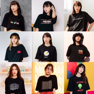 Amity _ Oversize เสื้อโอเวอร์ไซต์ All in BLACK 🖤 เสื้อยืดสีดำ  เสื้อสีดำ เสื้อยืดโอเวอร์ไซส์ เสื้อโอเวอร์ไซส์