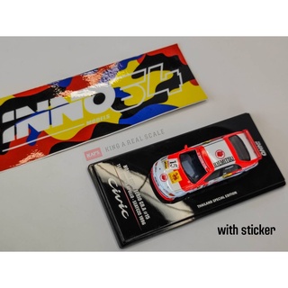 INNO64 MODEL HONDA CIVIC FERIO GR.A NO.15 TEAM SINGHA APOLLO - SEATCZC 1996 with sticker
