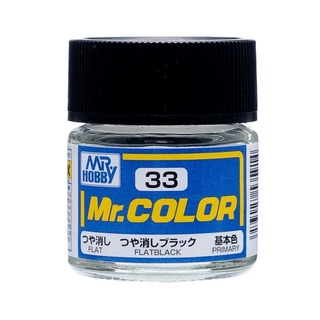 Mr.Color MC-33 Flat Black สูตร Thinner