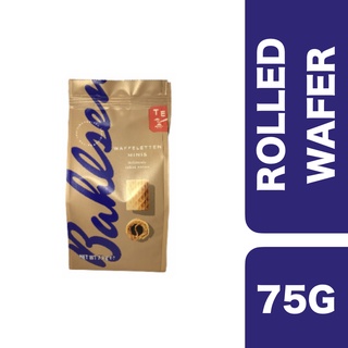 Bahlsen Waffeletten Minis Rolled Wafers 75g++ บาลเซนโรลเวเฟอร์ 75 กรัม