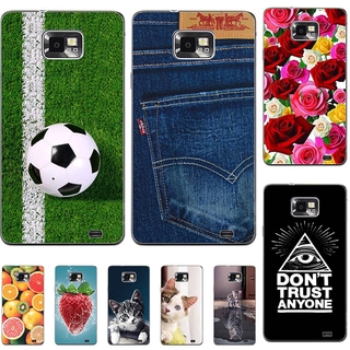 NEW เคสโทรศัพท์มือถือพิมพ์ลาย Cartoon สําหรับ Samsung Galaxy S 2 I 9100 S 2 Plus I 9105 4 . 3 นิ้ว