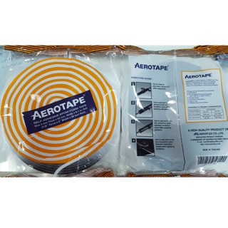 แอร์โรเทป เทปดำมีกาว AEROTAPE 3 mm.*50mm.*9.1m.ราคาถูก 🔥 ส่งเร็ว 🔥