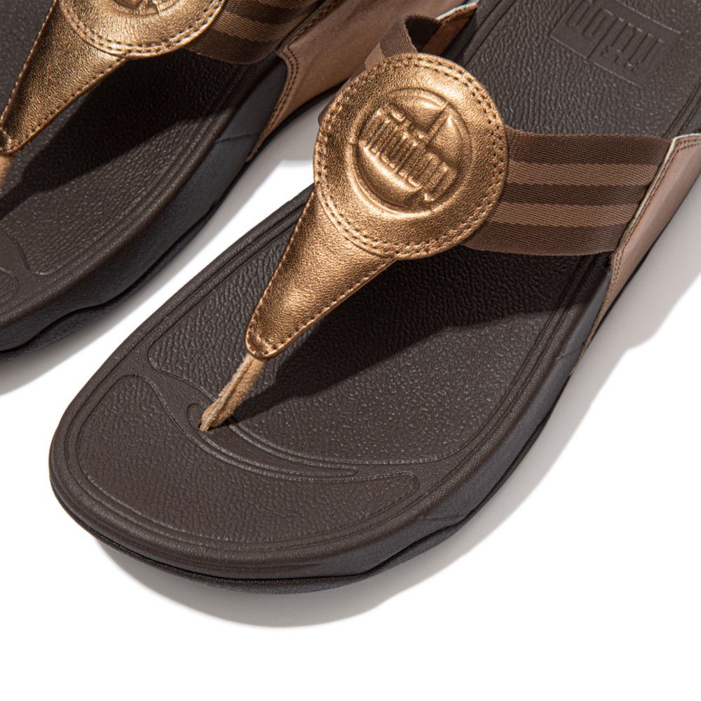 FITFLOP รองเท้าลำลองผู้หญิง WALKSTAR รุ่น DX4-012 สี BRONZE รองเท้าผู้หญิง #5