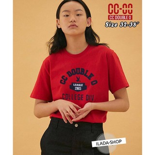 เสื้อยืดแขนสั้นงานปัก CC-OO DIV NO.12 (S M L XL)