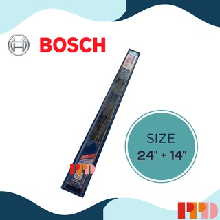 ใบปัดน้ำฝน BOSCH รุ่น ADVANTAGE  แพ็คคู่ ขนาด 24/14 นิ้ว รหัสสินค้า(3397010419)