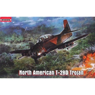 โมเดลประกอบ Roden 1/48 RO450 North American T-28D Trojan