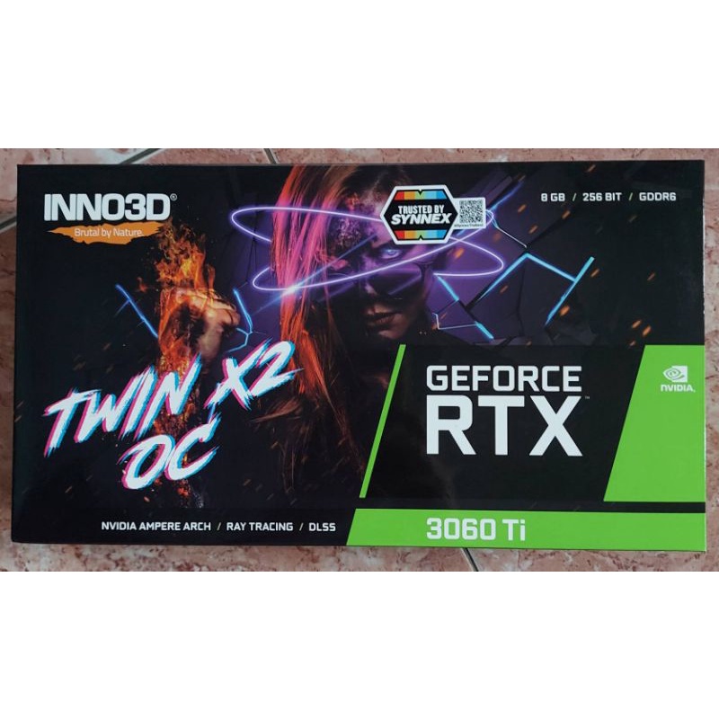 rtx 3060ti inno3d twin x2 oc ประกันศูนย์ไทย itcity+synnex 3 ปีเต็ม ถึง 12/24