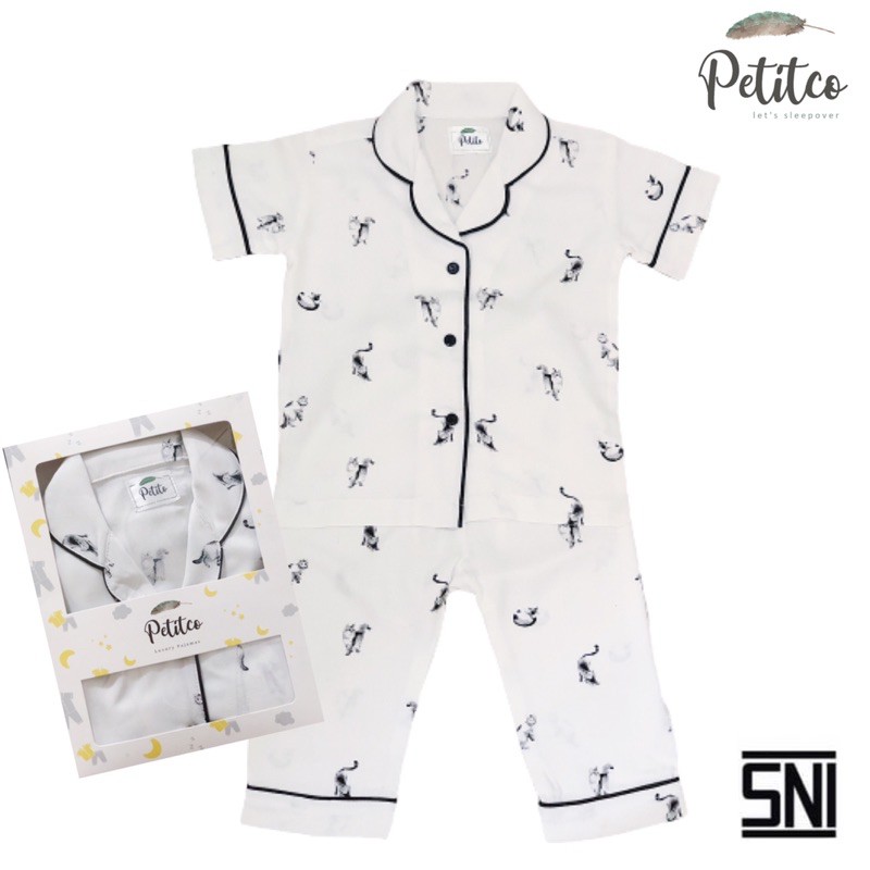 Petito pajamas ชุดนอนเด็ก - แมวรุ่นลิมิเต็ด