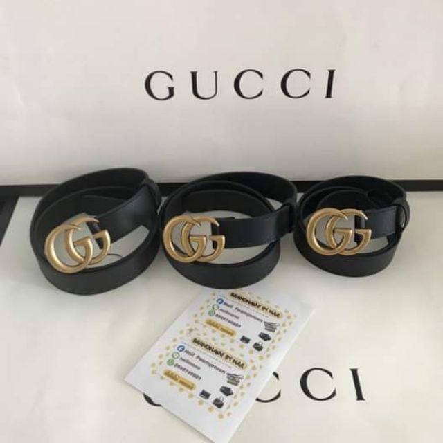 Gucci belt 3cm 75แท้💯