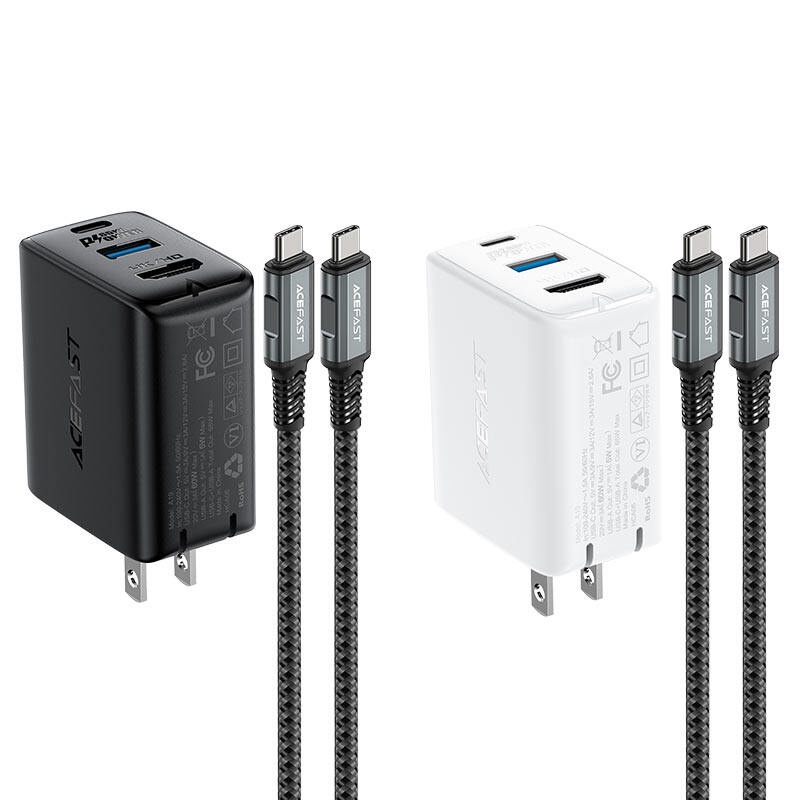 [NEWJL22Bลด200.-] ACEFAST Smart Wall USB-C (60W)/USB-A5W/Media port 4K ...