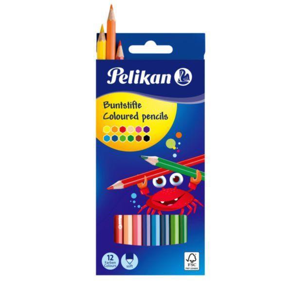 [SET] ดินสอสี / ดินสอสี 12 สี - Pelikan