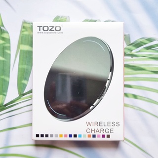 โทโซ่ แท่นชาร์จไร้สาย W1 Wireless Charger Pad (TOZO®) บางที่สุด Compatible with Wireless Charging Smartphones / Earbuds