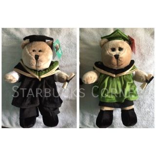 Starbucks Graduation Bearista (ชุดครุย) | ตุ๊กตาหมี Starbucks สวมชุดครุย