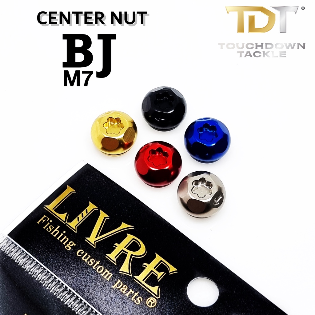 LIVRE CENTER NUT BJ (7mm) *** น๊อตยึดแขน 7มม สำหรับแขน BJ/WING MADE IN JAPAN 100% ***