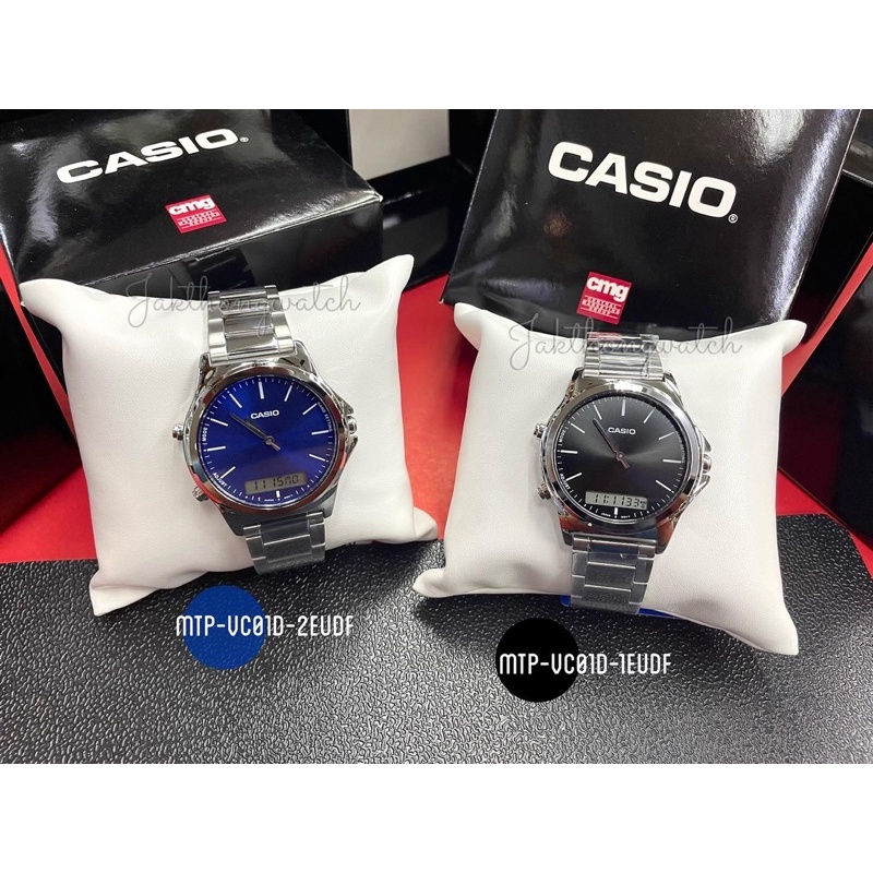 นาฬิกาข้อมือผู้ชาย CASIO General MTP-VC01D-1EUDF & MTP-VC01D-2EUDF