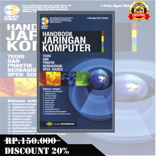 คอมพิวเตอร์ต้นฉบับ 100% NETWORK HANDBOOK BOOK + DVD
