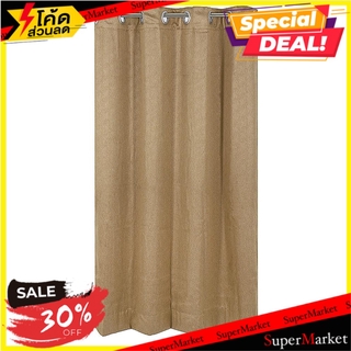 ผ้าม่าน EYELET HOME L&amp;S SAOTA UV 135X160 ซม. สีน้ำตาล ผ้าม่านหน้าต่าง EYELET CURTAIN HOME L&amp;S SAOTA UV 135X160CM BROWN