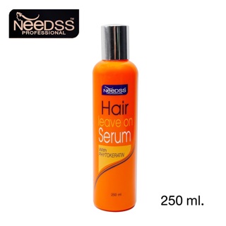 (ขวดส้ม) อาหารผมเคราติน นีดส์ Needs Hair Leave On Serum with Keratin 250ml