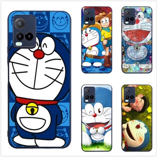 เคสโทรศัพท์มือถือ ลายการ์ตูนโดราเอมอน สําหรับ Vivo Y21 Y21T Y33s Y33T