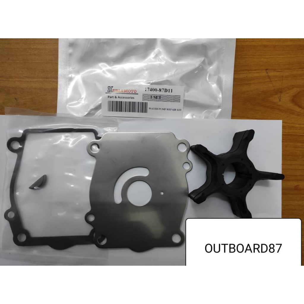 ชุดซ่อมปั๊มน้ํา 17400-87D11FOR ENGINE SUZUKI 2-STROK DT 150/225 V6 รุ่น