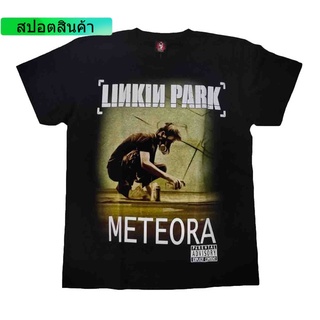 เสื้อยืดผ้าฝ้ายCOTTON ♟เสื้อวง Linkinpark rock t-shirt เสื้อวงร็อค Linkinpark เสื้อยืดวงร็อคS-5XL