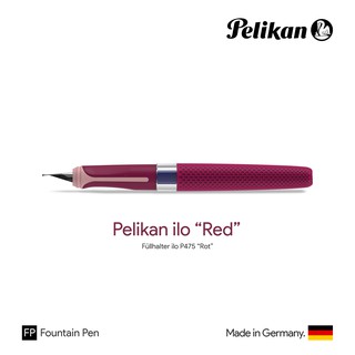 Pelikan ilo "Red" School Fountain Pen - ปากกาหมึกซึมพีลิแกน ไอโล สีแดง