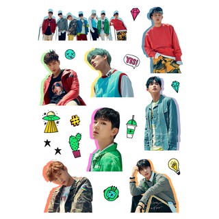 Monsta X Sticker Die-cut สติ๊กเกอร์ไดคัท-กันน้ำ