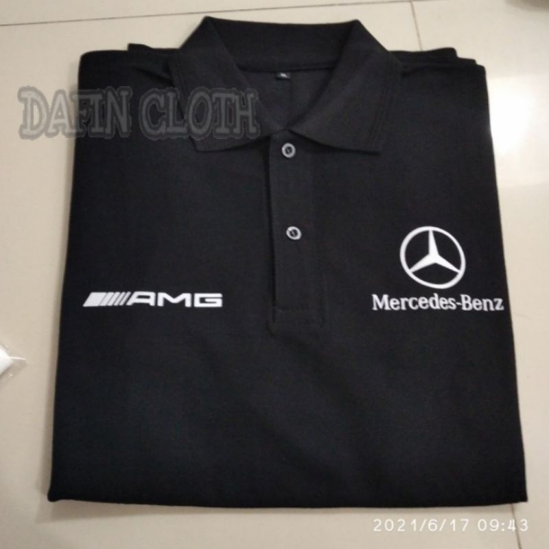 เสื้อโปโล เสื้อคอปกผู้ชาย Mercy Amg Mercedes Benz
