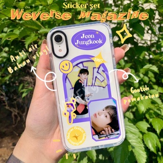 นิตยสาร Bts Weverse Jungkook Taehyung Jimin Suga jin jhope rm/sticker aesthetic hp โทรศัพท์มือถือ แล็ปท็อป