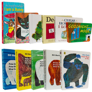 หนังสือภาพการ์ตูน I Am A Bunny Eric Carle สําหรับเสริมการเรียนรู้เด็ก 11 เล่มต่อ 1 ชุด