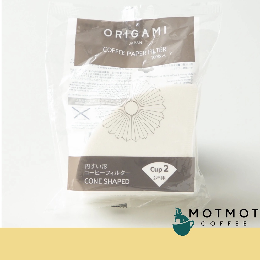ORIGAMI Paper Filter [Cone Shape] | กระดาษกรองกาแฟ | MOTMOT COFFEE