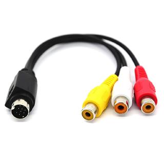 Mmi Av สายเคเบิ้ล 9 Pin S - Video To 3 Rca ส่วนประกอบทีวี