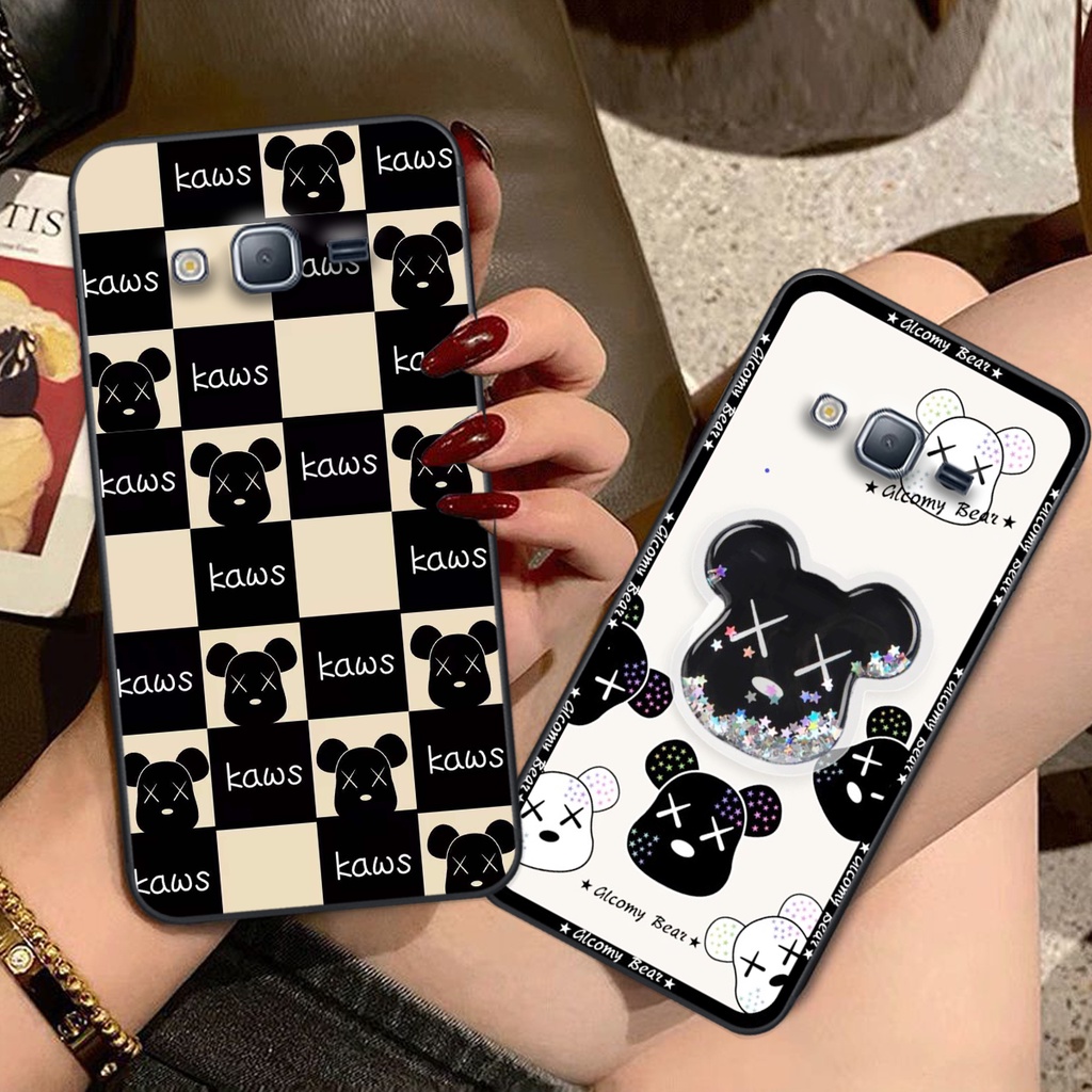 เคส Samsung J310 / J3 2016 / J5 2016 / J5 10 / J7 2016 / J710 ลายตารางหมากรุกหัวใจ kaws น่ารัก