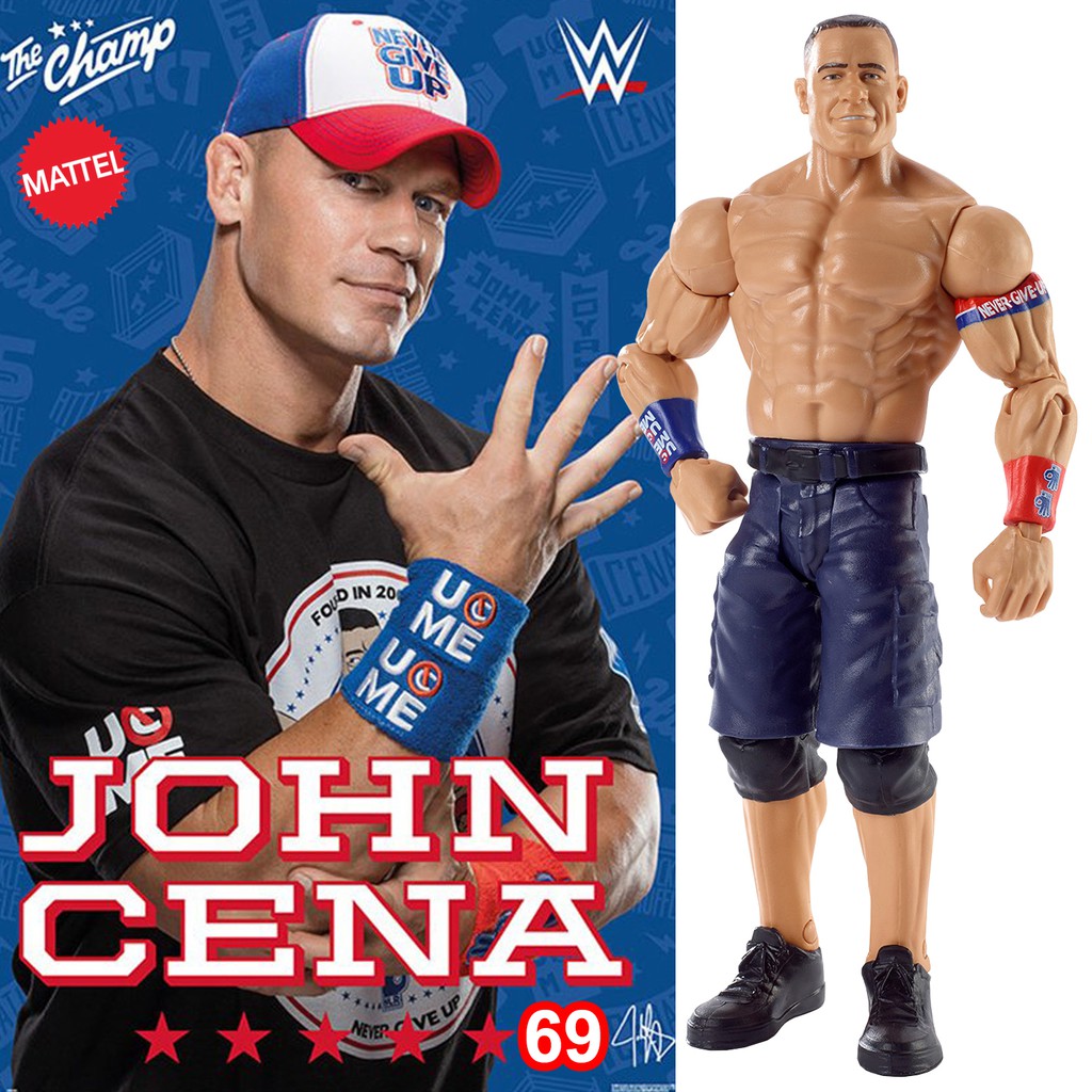 Model Figma งานแท้ Original ฟิกม่า Figure ฟิกเกอร์ โมเดล WWE Mattel Series 69 นักมวยปล้ำ John Cena จ