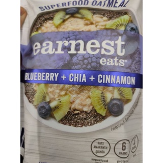 Earnest Eats Superfood Oatmeal 357g - BLUEBERRY+CHIA+ CINNAMON