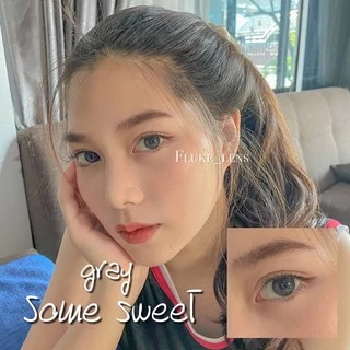คอนแทคเลนส์(มินิ) น้ำตาลชมพูตาคมหวาน💕 Some sweet 💕 เลนส์เกาหลี 🇰🇷 กรองแสงใส่สบาย somesweet lovelyplus