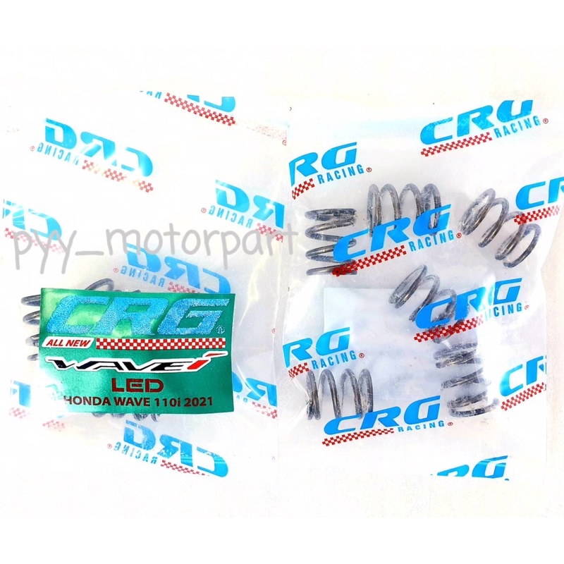 CRG แท้ สปริงคลัช สปริงคลัชแต่ง HONDA WAVE110i 2021 เวฟ110ไอ 2021 (สปริง6ตัวในชุด)