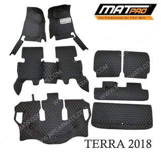 MatPro พรมปูพื้นเข้ารูป5D 6D Premium Fitted Leather Car Mats สำหรับรถรุ่น NISSAN TERRA ปี2018