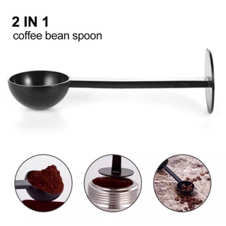 2 in 1 ช้อน+กดกาแฟ พลาสติก 10g วางตั้งโต๊ะได้ tamping Scoop Coffee tamper &amp; Stand Coffee Spoon By สุวภัทร SWP Shop