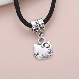 50 ชิ้น/เซ็ตที่ละเอียดอ่อน Lovly Hello Kitty อุปกรณ์เสริม Charm สําหรับผู้หญิงส่วนบุคคล DIY เครื่องประดับทําสร้อยคอจี้