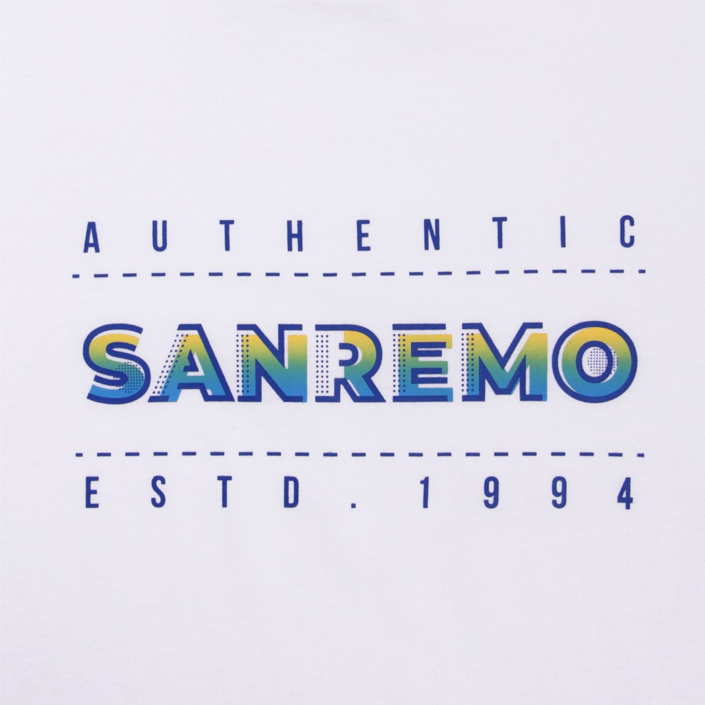 Sanremo แซนรีโม เสื้อยืด เสื้อยืดผู้ชาย แขนสั้น สกรีนลาย ผ้า Cotton นุ่มเนียนเรียบ เบา ไม่เป็นขุย 5 สี NIS-SCTKS1 - 5 — صورة 7