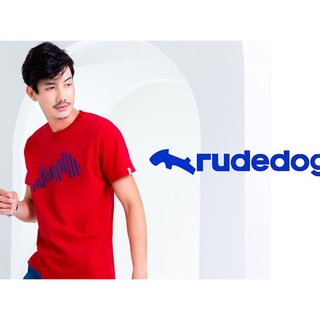 rudedog T-shirt เสื้อแขนสั้น รุ่น แบ็กสแลช (TS-Backslash) แฟชั่น คอกลม ลายสกรีน ผ้าฝ้าย cotton ฟอกนุ่ม ไซส์ M L XL ชาย